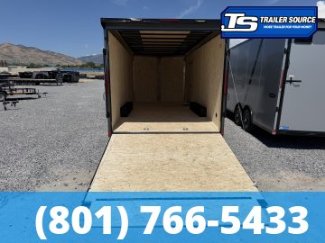 8.5x20 Look ST DLX Enclosed Cargo Trailer - 7'0" Interior - 10K GVWR - .080 PolyCor, Alloy Wheels, Black Out Package, Rear Spoiler w/ Load Lights