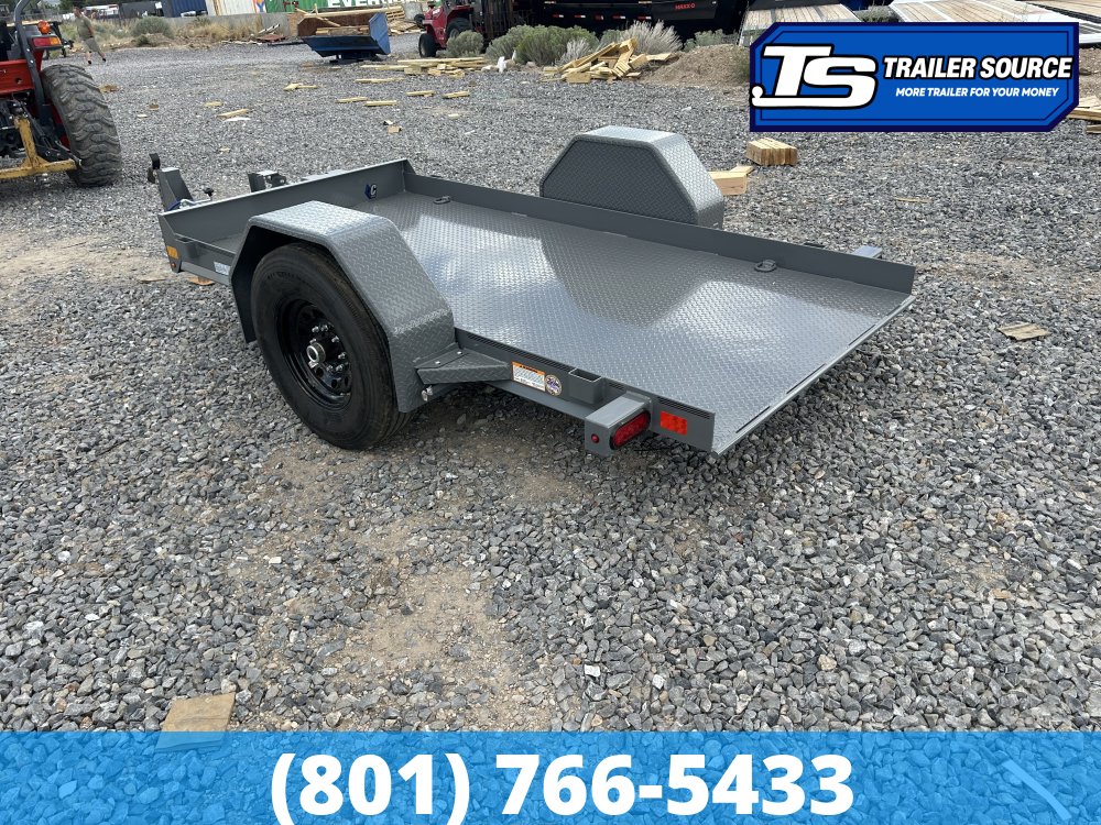 5x10 Diamond C DSA Scissor Lift Tilt Trailer - 7K GVWR -