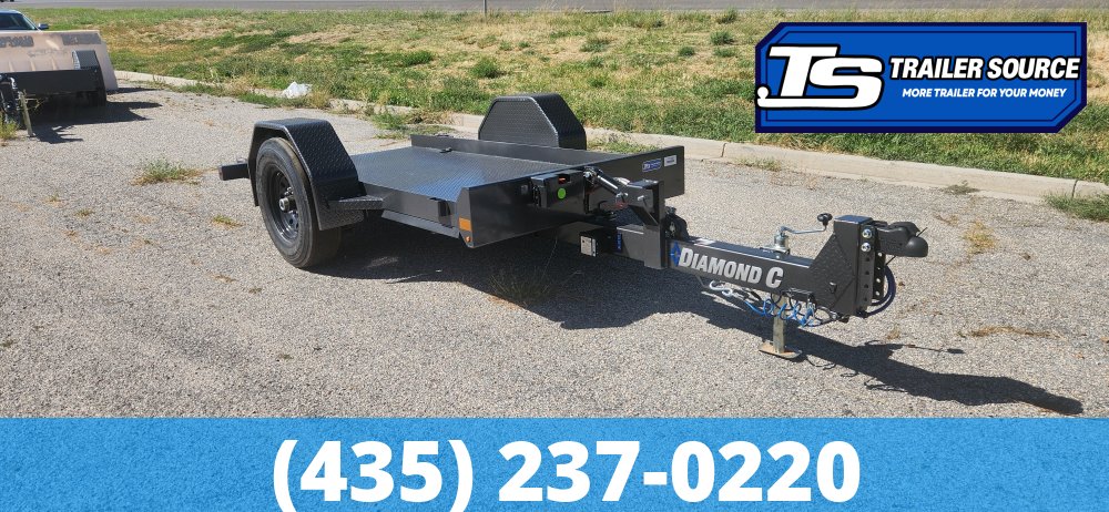 6x10 Diamond C DSA Scissor Lift Tilt Trailer - 7K GVWR -