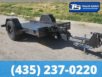 6x10 Diamond C DSA Scissor Lift Tilt Trailer - 7K GVWR -