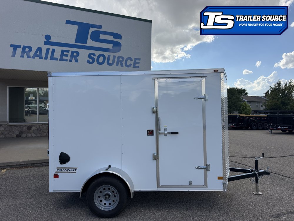 6x10 Haulmark Passport Enclosed Cargo Trailer - 6'6" Interior - 3.5K GVWR - .080 PolyCor