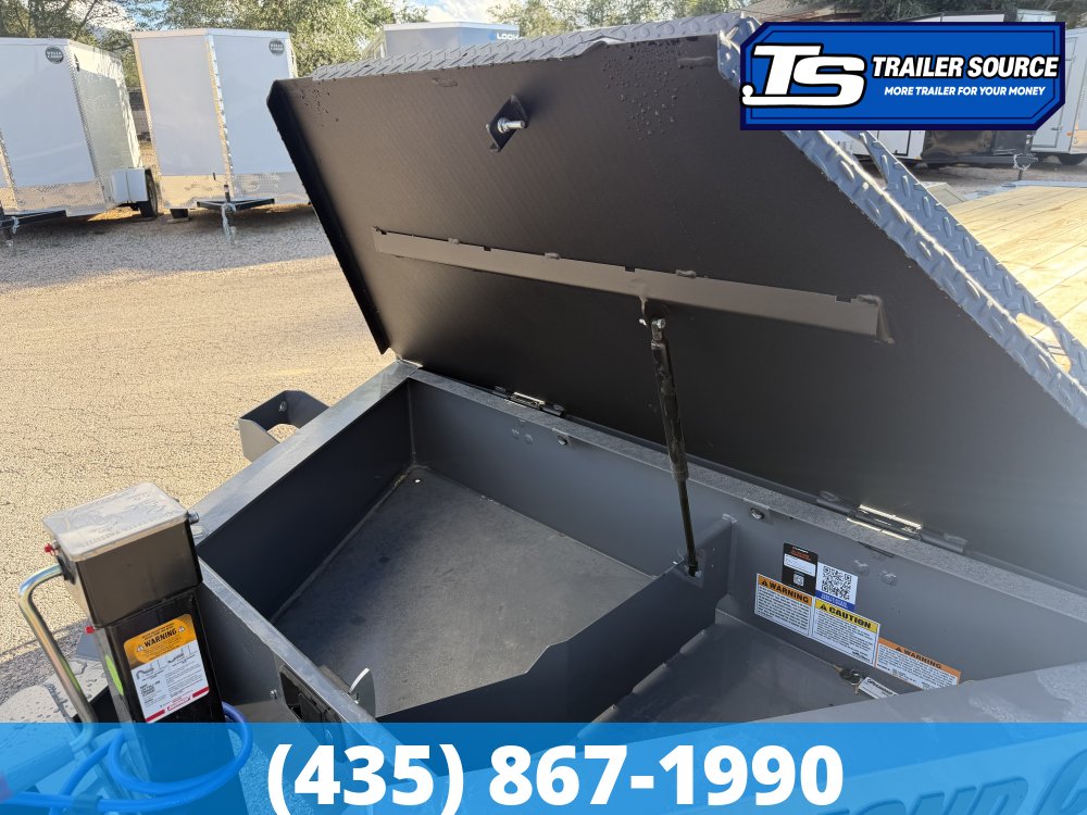 8.5x22 Diamond C HXD 208 Wide Body w/ Drive Over Fenders Tilt Trailer - 18K GVWR -