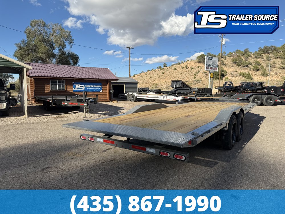 8.5x22 Diamond C HXD 208 Wide Body w/ Drive Over Fenders Tilt Trailer - 18K GVWR -