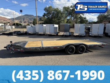 8.5x22 Diamond C HXD 208 Wide Body w/ Drive Over Fenders Tilt Trailer - 18K GVWR -