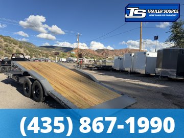 8.5x22 Diamond C HXD 208 Wide Body w/ Drive Over Fenders Tilt Trailer - 18K GVWR -