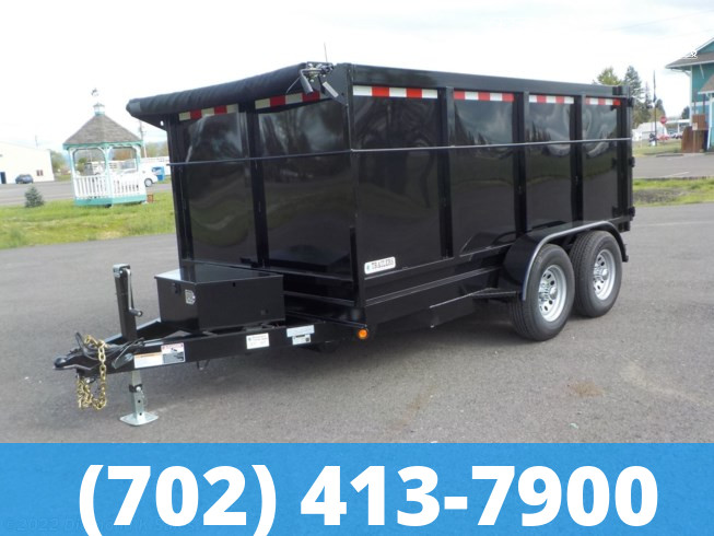 6x12 Iron Panther 48" Sides 10K Dump Trailer