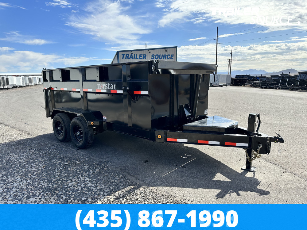 7x14 Norstar Iron Bull DXB 48" Sides 14K Dump Trailer