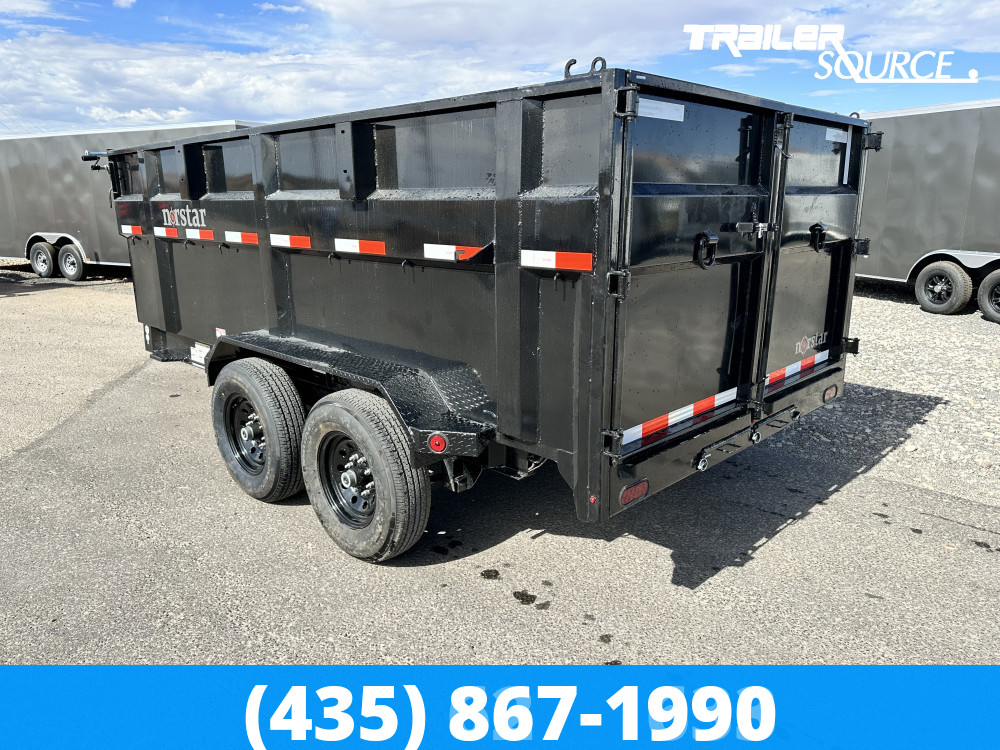 7x14 Norstar Iron Bull DXB 48" Sides 14K Dump Trailer