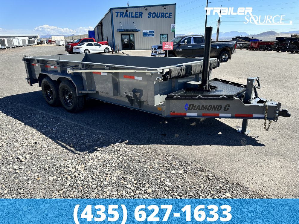 7x16 Diamond C LPT 15K 24" Sides Dump