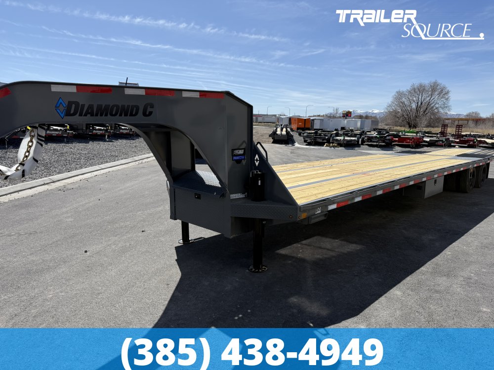 8.5x40 Diamond C FMAX HDT Gooseneck Hydraulic Dovetail 40' 40K Hydraulic Dovetail Gooseneck