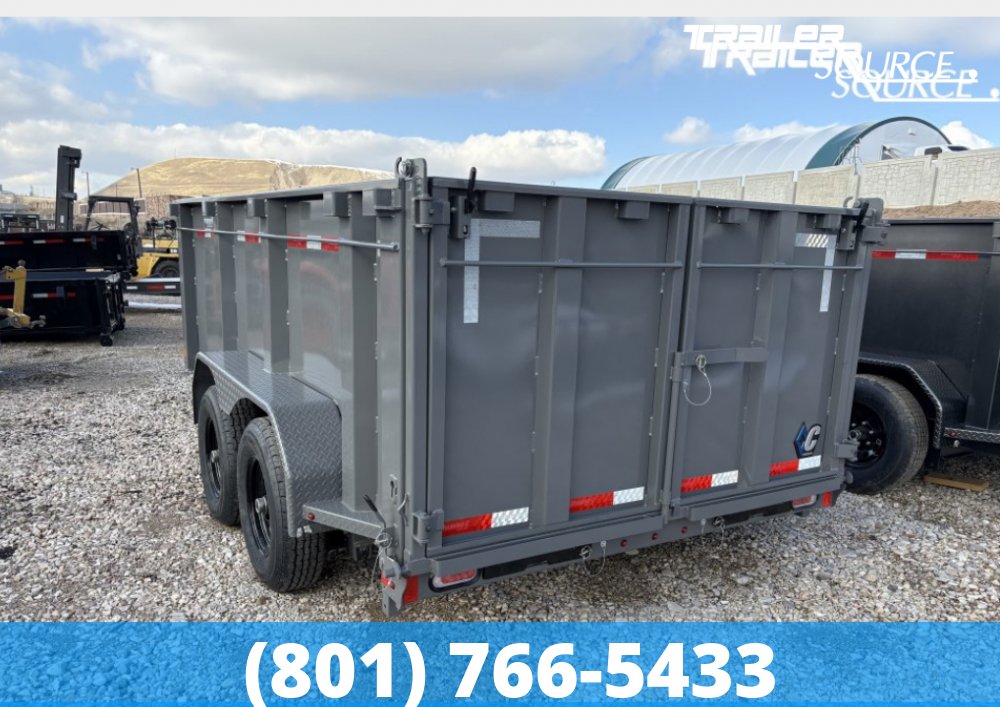 6.5x12 Diamond C MDT Medium Duty Telescopic Dump 10K 44" Sides Dump