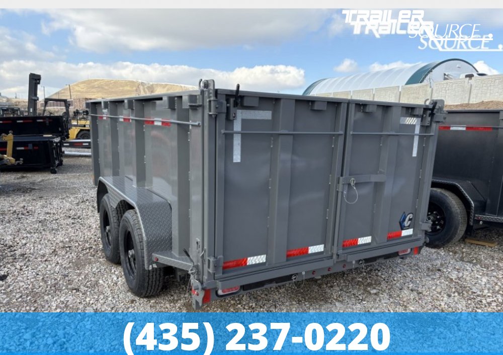 6.5x12 Diamond C MDT Medium Duty Telescopic Dump 10K 44" Sides Dump