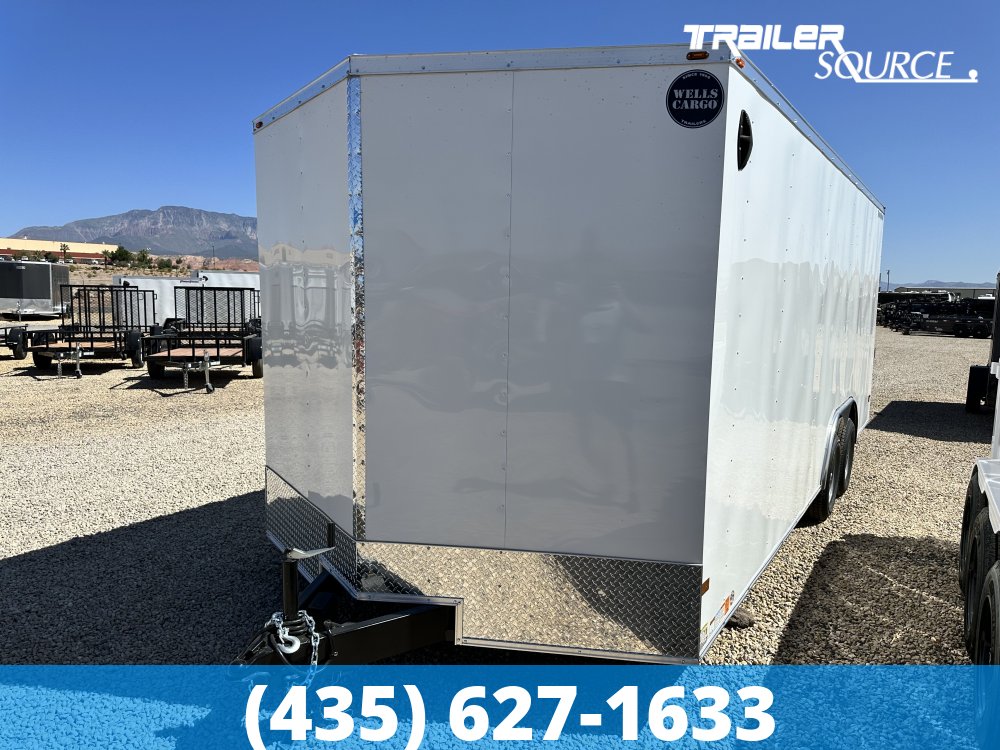 8.5x20 Wells Cargo FastTrac 7'0" Interior 10K Tandem Axle Enclosed Cargo