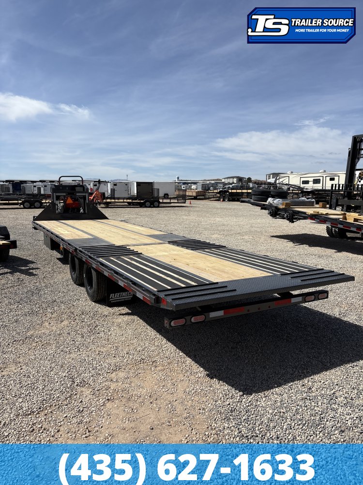 8.5x32 Diamond C FMAX-HDT 212 Gooseneck Hydraulic Dovetail Equipment Trailer -  25.9K GVWR -