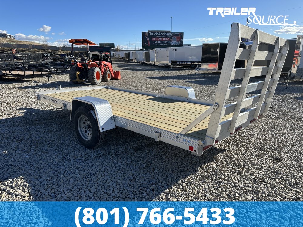 7x14 Bear Track Single Axle Wood Deck Utility