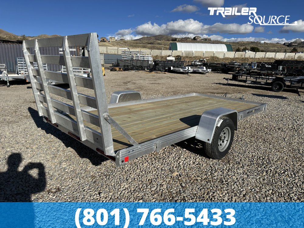 7x14 Bear Track Single Axle Wood Deck Utility