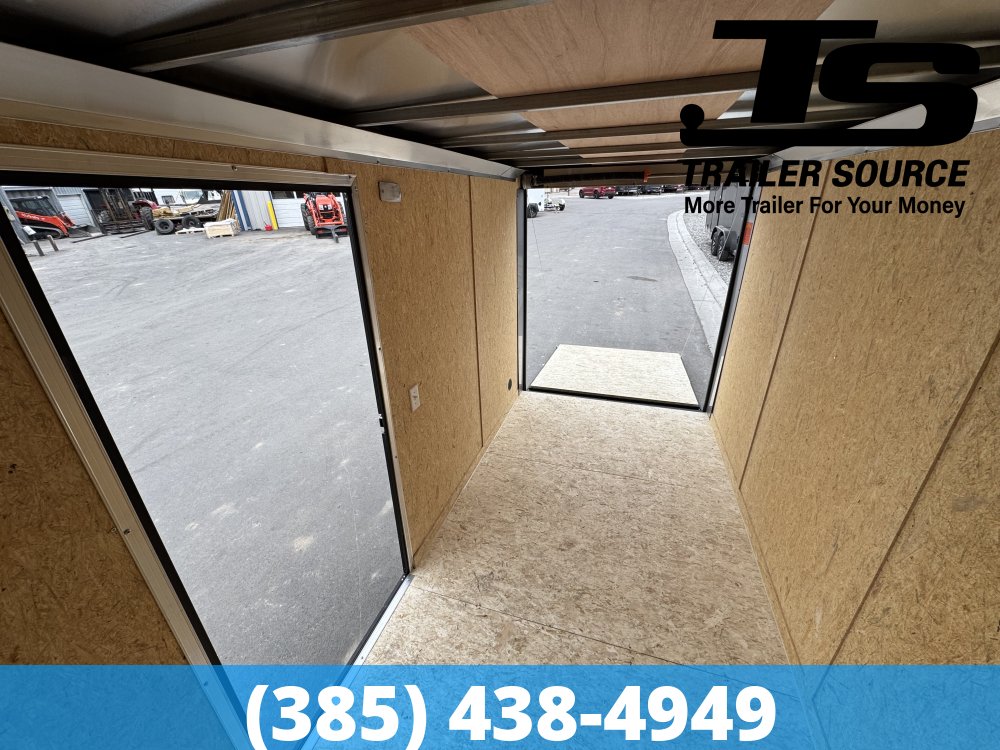 6x12 Look ST DLX Enclosed Cargo Trailer - 6'6" Interior - 3.5K GVWR - .080 PolyCor, Alloy Wheels, Black Out Package