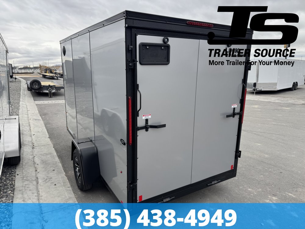 6x12 Look ST DLX Enclosed Cargo Trailer - 6'6" Interior - 3.5K GVWR - .080 PolyCor, Alloy Wheels, Black Out Package