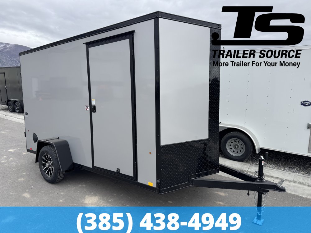 6x12 Look ST DLX Enclosed Cargo Trailer - 6'6" Interior - 3.5K GVWR - .080 PolyCor, Alloy Wheels, Black Out Package