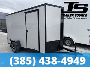6x12 Look ST DLX Enclosed Cargo Trailer - 6'6" Interior - 3.5K GVWR - .080 PolyCor, Alloy Wheels, Black Out Package