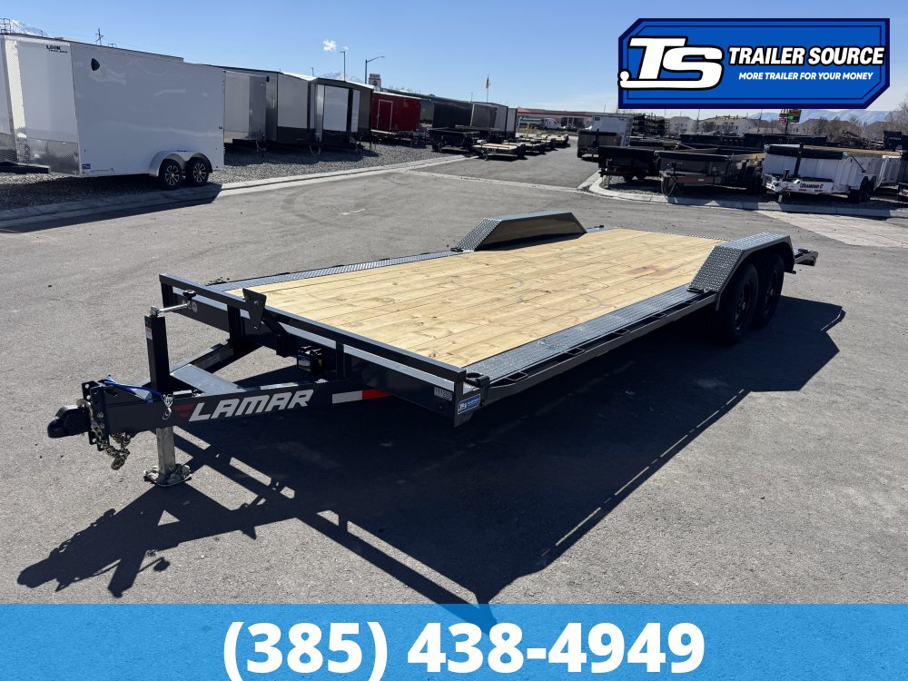 8.5x22 Lamar CC Wide Body w/ Drive Over Fenders Flatbed Car Hauler