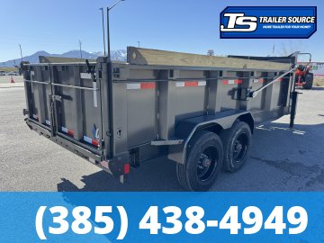 7x16 Diamond C LPT-GN 210 Gooseneck Dump Trailer - 32" Sides - 23K GVWR -