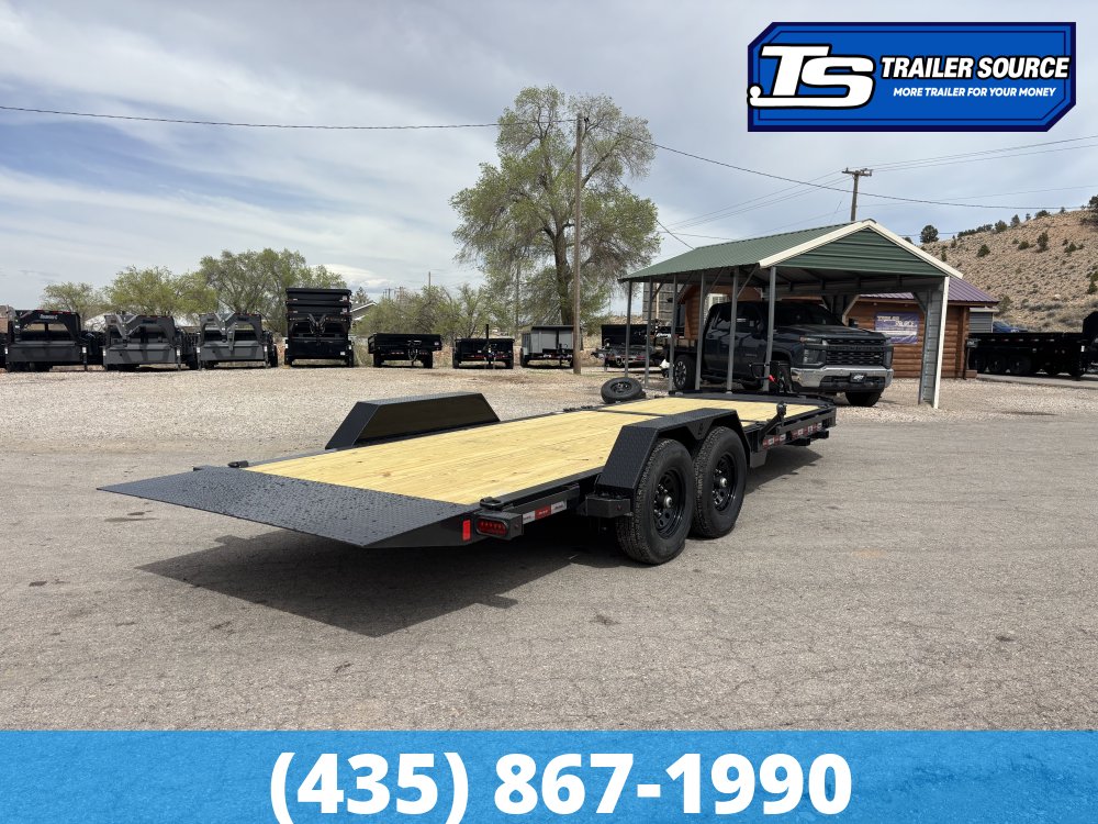 7x22 Liberty LT Tilt Trailer - 15.4K GVWR - 2 Tone Color