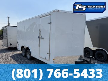 8.5x16 American Hauler Arrow Enclosed Cargo Trailer - 7'0" Interior - 3.5K GVWR - Barn Doors