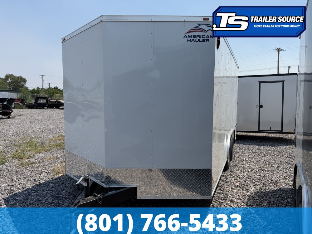 8.5x16 American Hauler Arrow Enclosed Cargo Trailer - 7'0" Interior - 3.5K GVWR - Barn Doors