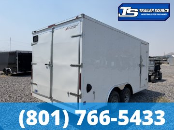 8.5x16 American Hauler Arrow Enclosed Cargo Trailer - 7'0" Interior - 3.5K GVWR - Barn Doors