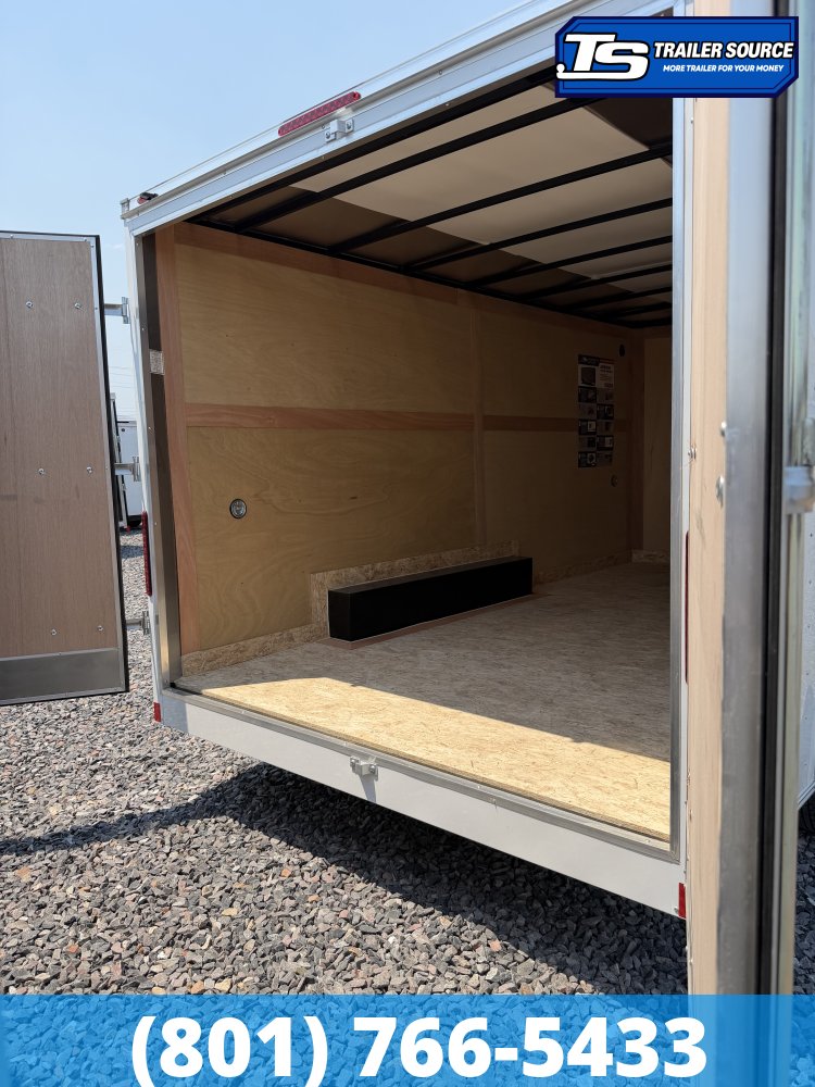 8.5x16 American Hauler Arrow Enclosed Cargo Trailer - 7'0" Interior - 3.5K GVWR - Barn Doors
