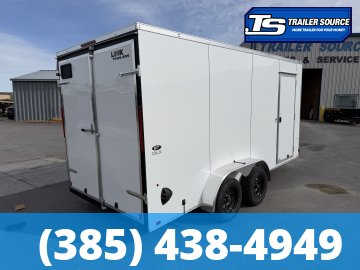 7x16 Look ST DLX Enclosed Cargo Trailer - 7'0" Interior - 7K GVWR - .080 PolyCor, Barn Doors, Translucent Roof
