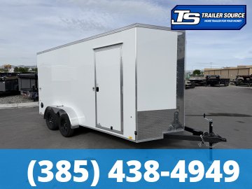 7x16 Look ST DLX Enclosed Cargo Trailer - 7'0" Interior - 7K GVWR - .080 PolyCor, Barn Doors, Translucent Roof