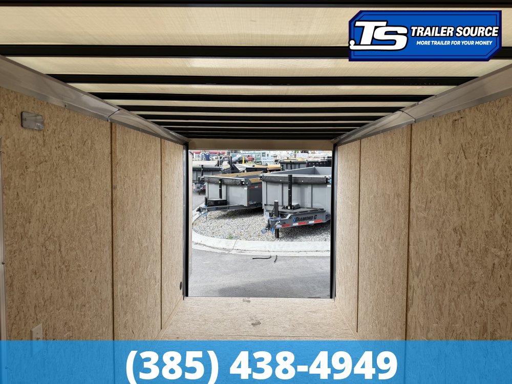 7x16 Look ST DLX Enclosed Cargo Trailer - 7'0" Interior - 7K GVWR - .080 PolyCor, Barn Doors, Translucent Roof