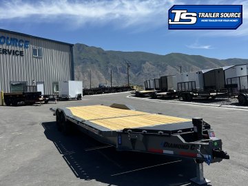 8.5x24 Diamond C HXD 208 Wide Body w/ Drive Over Fenders Tilt Trailer - 18K GVWR -