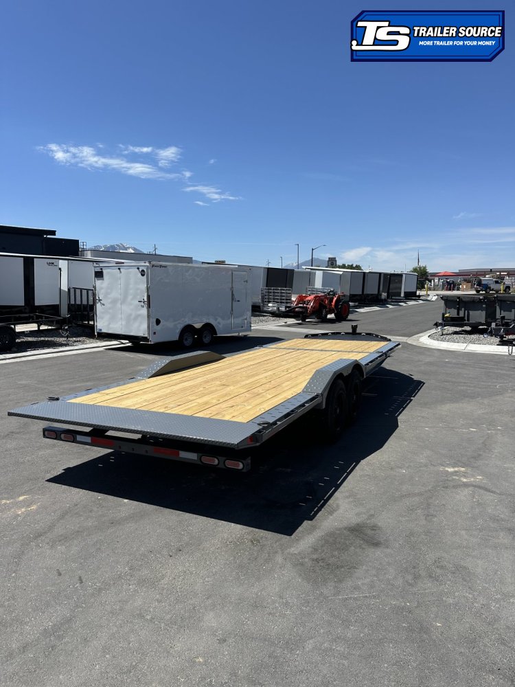 8.5x24 Diamond C HXD 208 Wide Body w/ Drive Over Fenders Tilt Trailer - 18K GVWR -