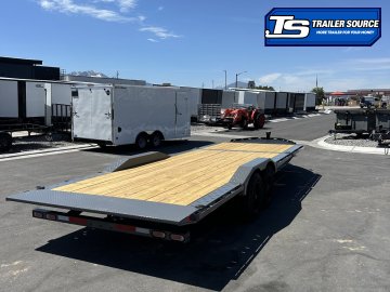 8.5x24 Diamond C HXD 208 Wide Body w/ Drive Over Fenders Tilt Trailer - 18K GVWR -