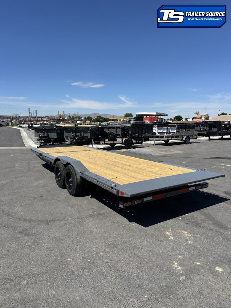 8.5x24 Diamond C HXD 208 Wide Body w/ Drive Over Fenders Tilt Trailer - 18K GVWR -