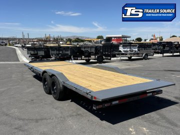 8.5x24 Diamond C HXD 208 Wide Body w/ Drive Over Fenders Tilt Trailer - 18K GVWR -