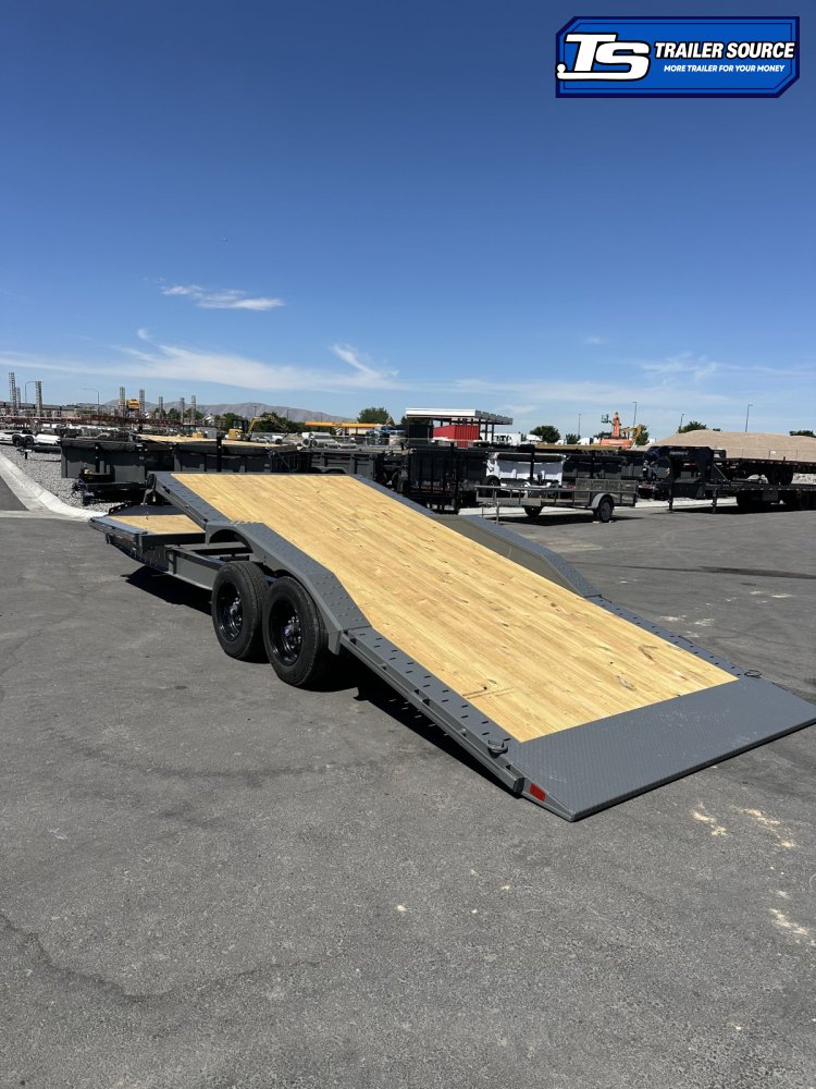 8.5x24 Diamond C HXD 208 Wide Body w/ Drive Over Fenders Tilt Trailer - 18K GVWR -