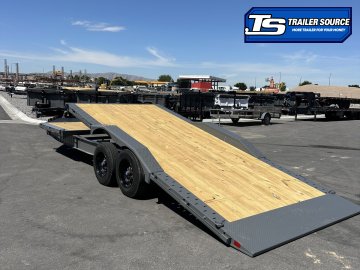 8.5x24 Diamond C HXD 208 Wide Body w/ Drive Over Fenders Tilt Trailer - 18K GVWR -