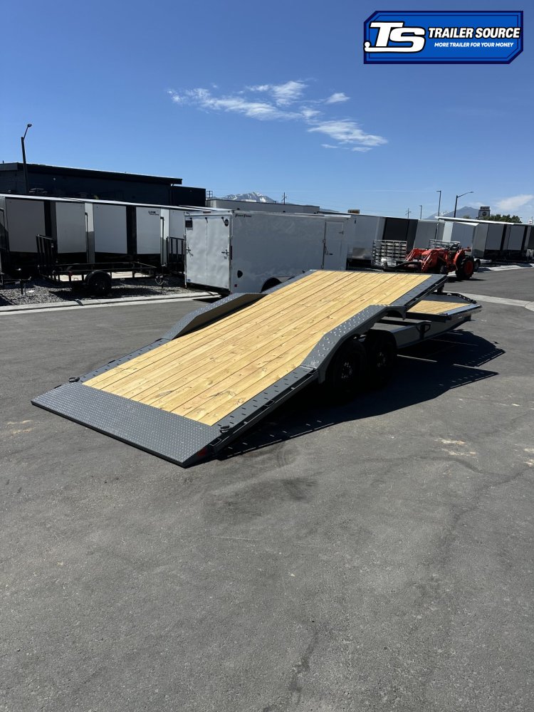 8.5x24 Diamond C HXD 208 Wide Body w/ Drive Over Fenders Tilt Trailer - 18K GVWR -