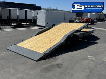 8.5x24 Diamond C HXD 208 Wide Body w/ Drive Over Fenders Tilt Trailer - 18K GVWR -