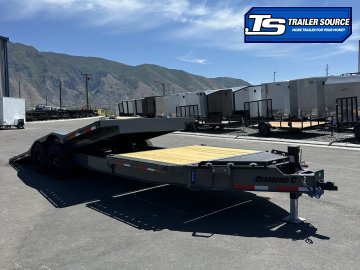 8.5x24 Diamond C HXD 208 Wide Body w/ Drive Over Fenders Tilt Trailer - 18K GVWR -