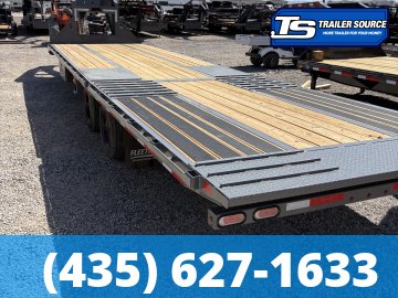 8.5x32 Diamond C FMAX-HDT 216 Gooseneck Hydraulic Dovetail Equipment Trailer - 40K GVWR - ABS Brakes, Hydraulic Jack(s), Solar Panel