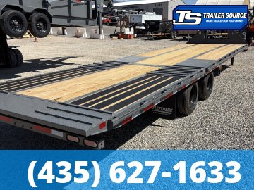 8.5x32 Diamond C FMAX-HDT 216 Gooseneck Hydraulic Dovetail Equipment Trailer - 40K GVWR - ABS Brakes, Hydraulic Jack(s), Solar Panel
