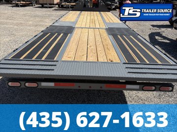 8.5x32 Diamond C FMAX-HDT 216 Gooseneck Hydraulic Dovetail Equipment Trailer - 40K GVWR - ABS Brakes, Hydraulic Jack(s), Solar Panel