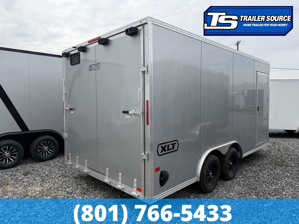 8.5x16 Alcom Aluminum EZ Hauler XLT Auto Trailer - 7'0" Interior - 7K GVWR -