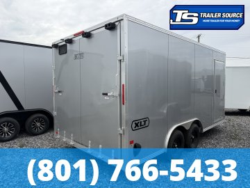 8.5x16 Alcom Aluminum EZ Hauler XLT Auto Trailer - 7'0" Interior - 7K GVWR -