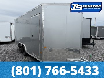 8.5x16 Alcom Aluminum EZ Hauler XLT Auto Trailer - 7'0" Interior - 7K GVWR -